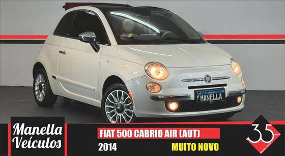FIAT 500 1.4 CABRIO 16V FLEX 2P AUTOMÁTICO